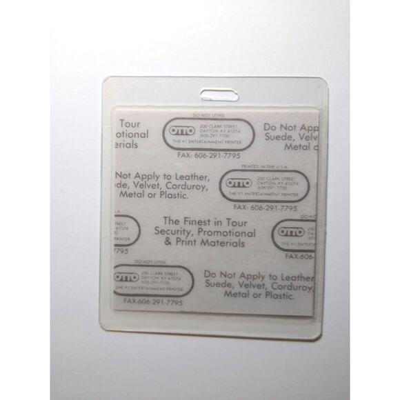 Aerosmith Pump World Tour Backstage Pass 1989-1991 Vintage Hard Classic Rock - Picture 3 of 3